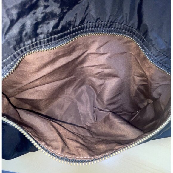 Cole Haan Black Nylon Weekender Adjustable Leather Strap Travel Duffle Bag - Picture 11 of 14